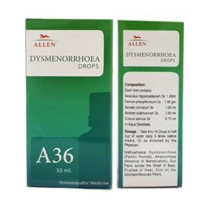 A36 - Dysmnorrhoea Drops 30 ml